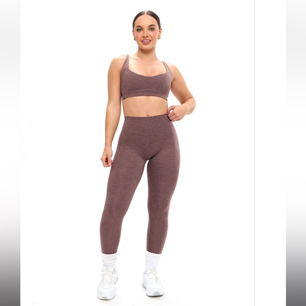 BuffBunny Women's Leggings in Brown - Picture 2 of 5
